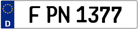 Truck License Plate